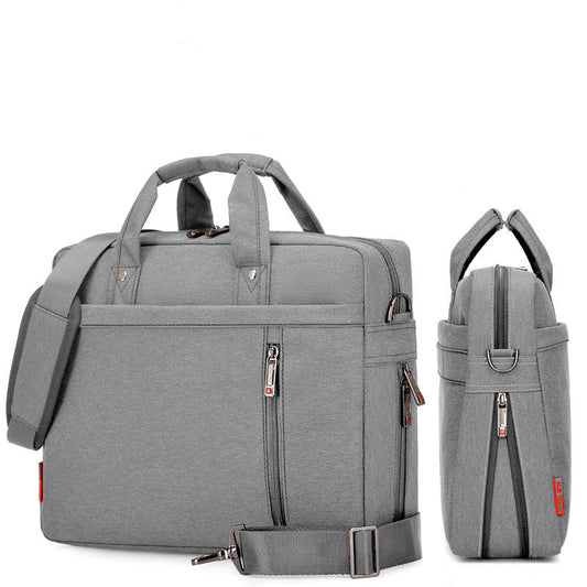 Nylon Business Backpack with Multiple Compartments and Adjustable Shoulder Strap