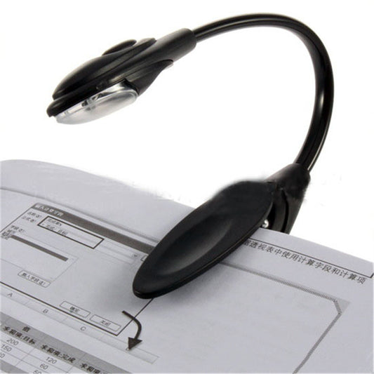Portable LED Book Light - Clip-On, Compact & Battery Powered