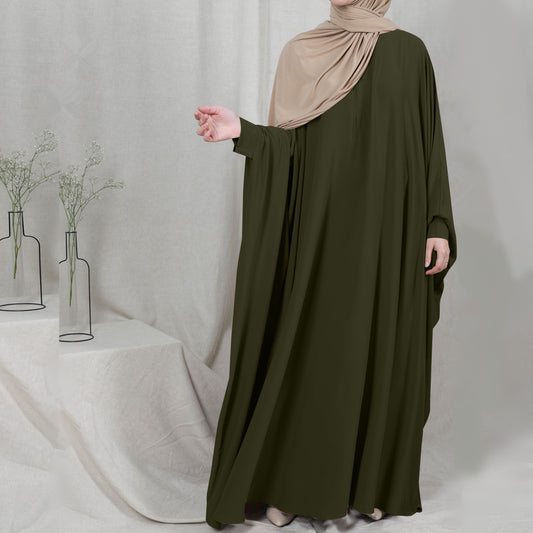 Full-Cover Eid Hooded Jilbab Khimar Abaya