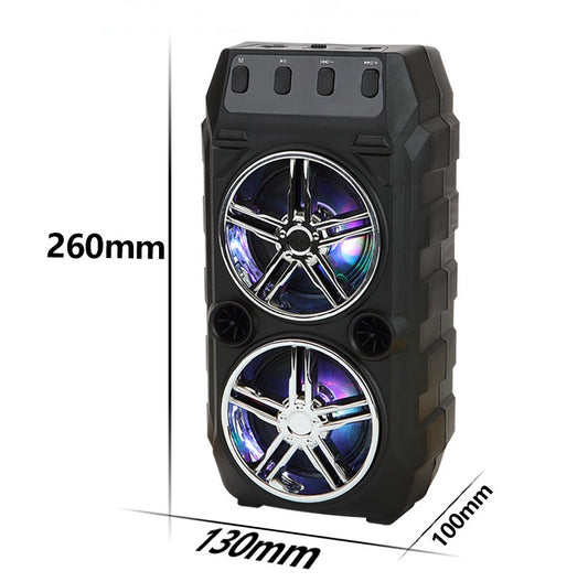 Dual Speaker Wireless Bluetooth Sound System with Mic