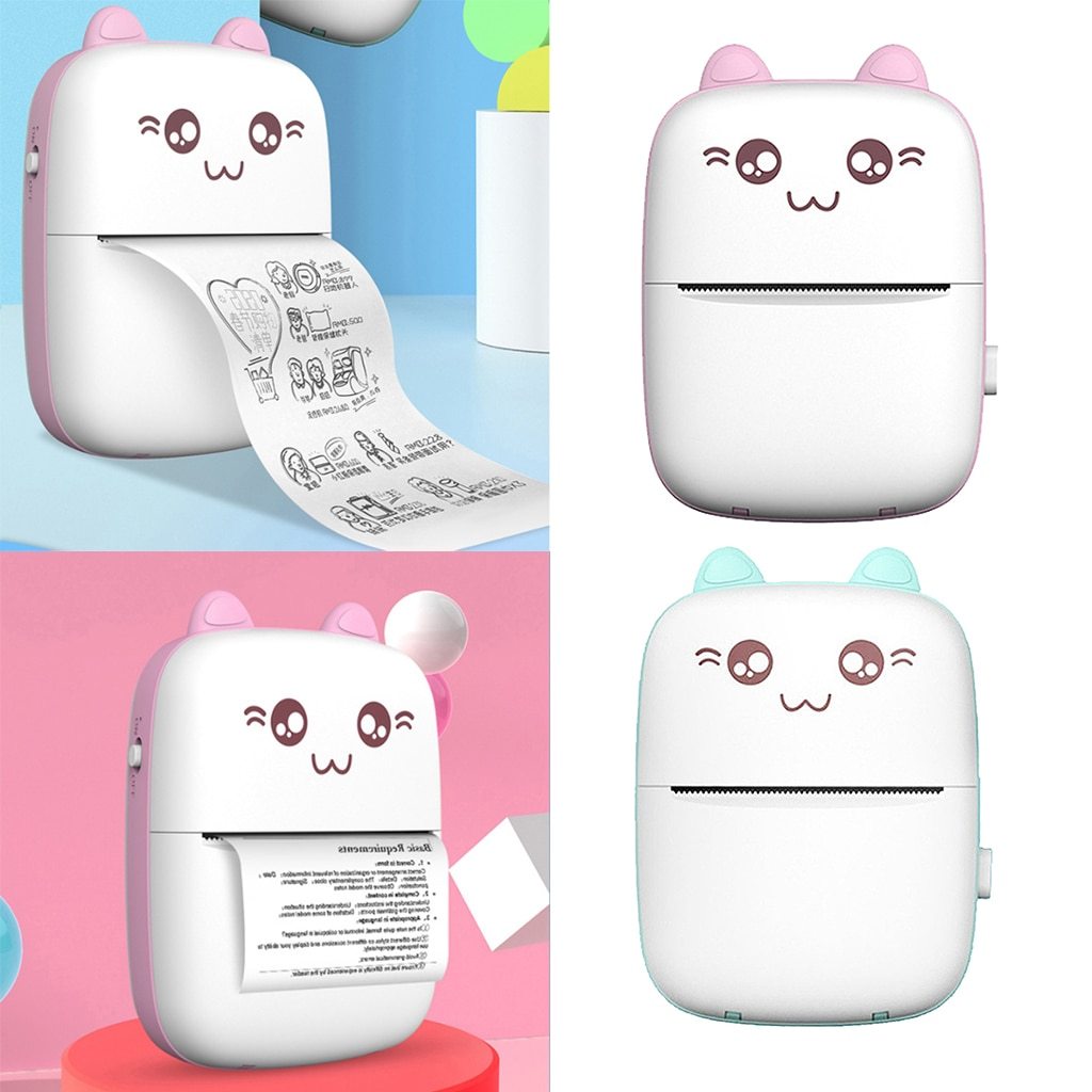 Portable Mini Printer - Quick, Clear & Wireless Printing