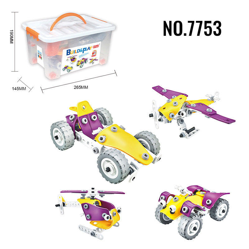 Kids Building Blocks STEM Toys for 4+ Boys Birthday Gifts Educational Autism Sensory Toy Building Set Creative Learning Games