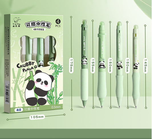 Erasable Gel Ink Pen Set with Smooth Writing and Plastic Shell