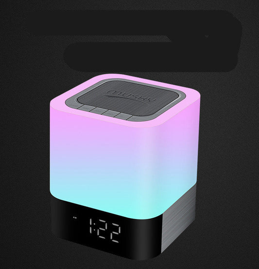 LED Clock Speaker with Night Light & Bluetooth