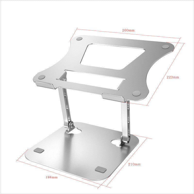 Aluminum Notebook Cooling Stand – Air Cooling Rack for Notebooks and Ultrabooks