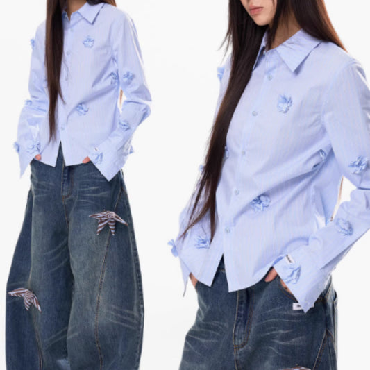 Casual High-Waist Wide Leg Pants