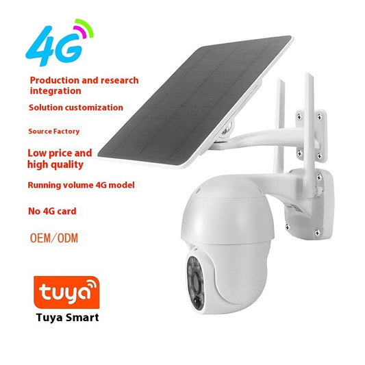 Graffiti Solar Surveillance Camera Outdoor Waterproof 4G Camera