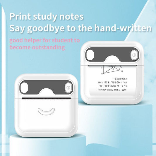 Portable Bluetooth Thermal Printer with 1000mAh Battery and High-Resolution Printing