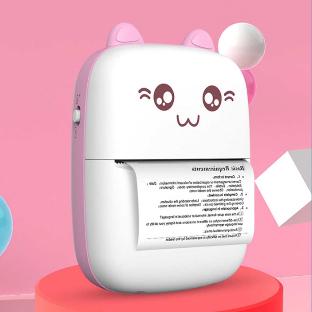 Portable Mini Printer - Quick, Clear & Wireless Printing