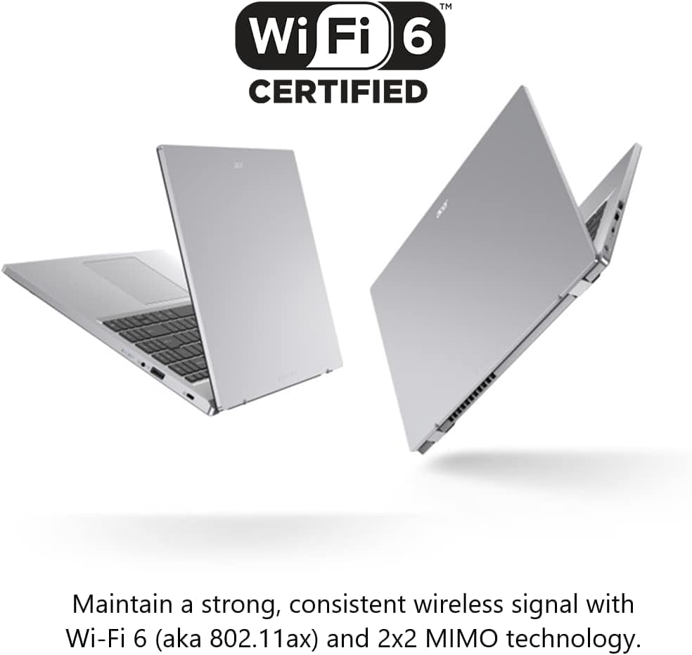 Acer Aspire 3 A315-24P-R7VH Slim Laptop | 15.6" Full HD IPS Display | AMD Ryzen 3 7320U Quad-Core Processor | AMD Radeon Graphics | 8GB LPDDR5 | 128GB NVMe SSD | Wi-Fi 6 | Windows 11 Home in S Mode