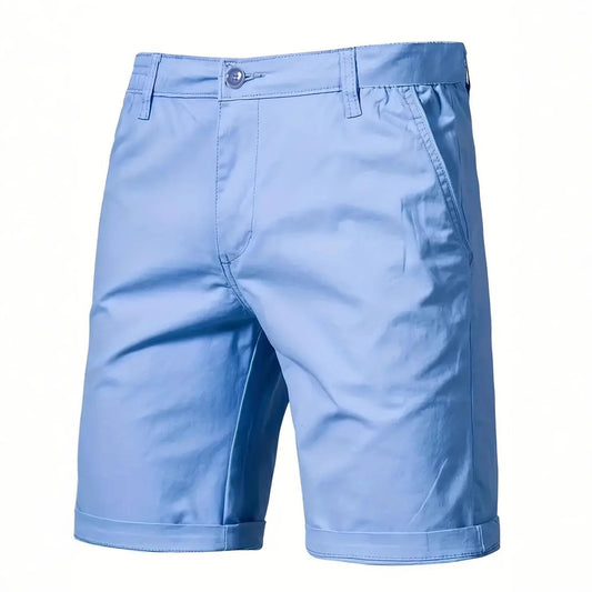 Outdoor Casual Straight-leg Slim Cropped Pants Plus Size Pure Color Cotton Camping Shorts