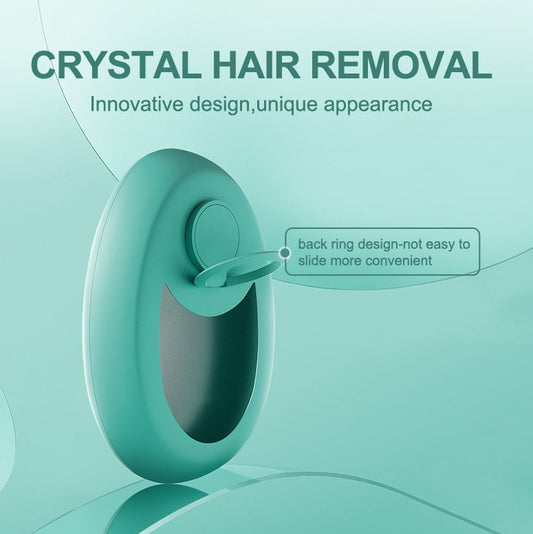 Crystal Hair Removal Device – Nano-Glass, Painless, Portable, Safe, With Finger Ring, Multi-Color