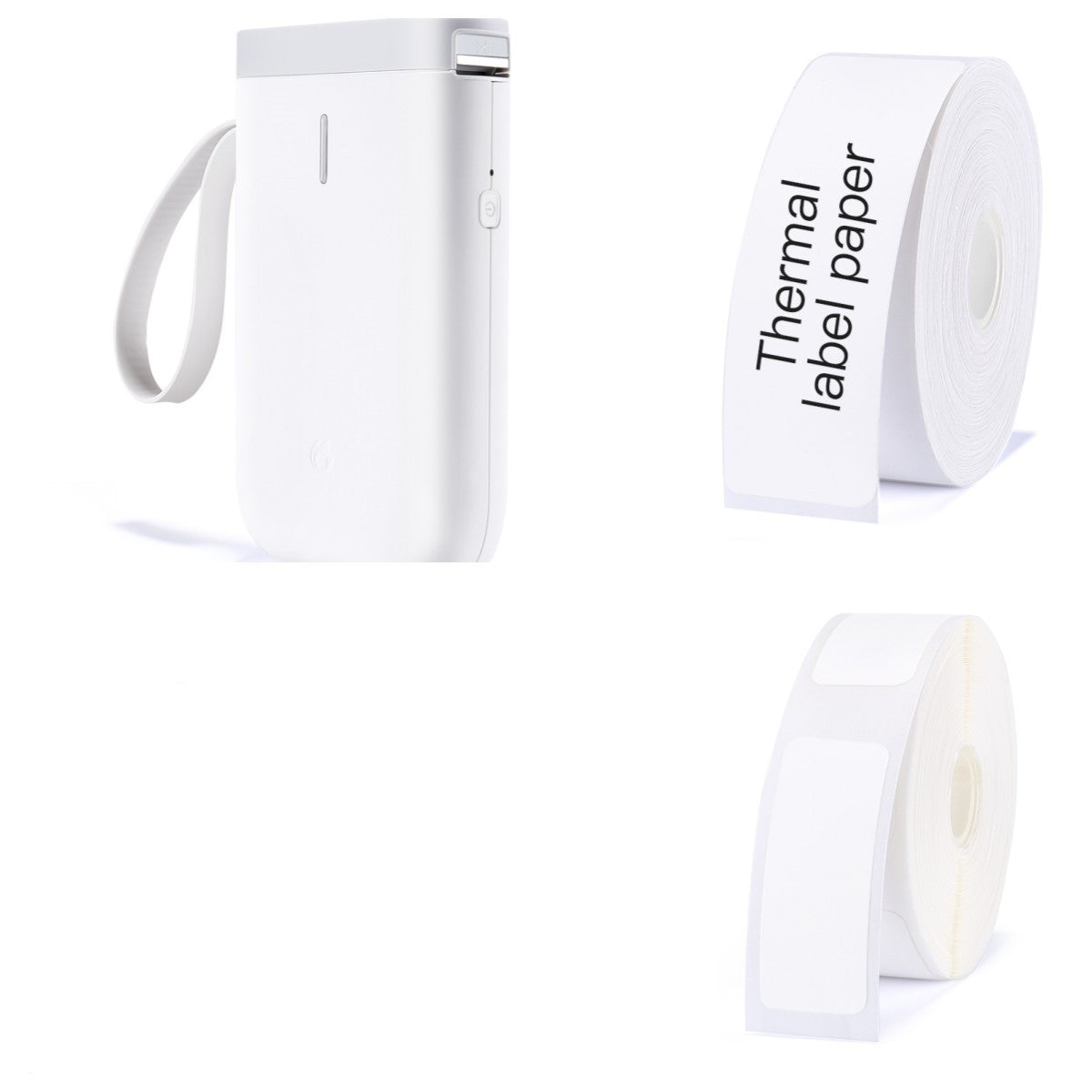 Portable Bluetooth Thermal Label Printer – Rechargeable, High-Resolution 203 DPI, Multi-Language Support