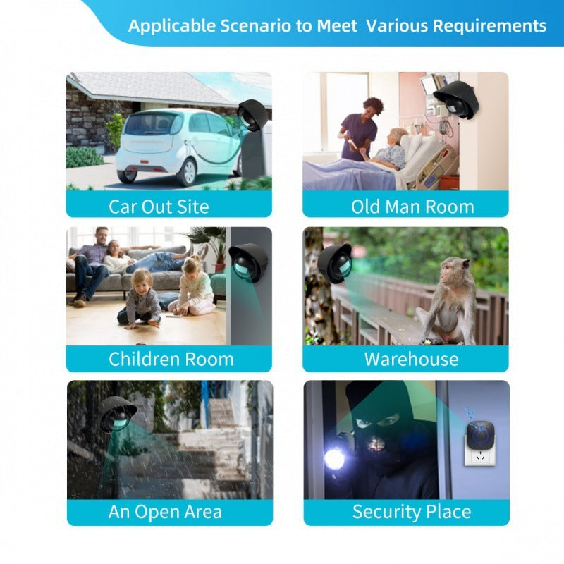 Wireless Infrared Sensor Doorbell