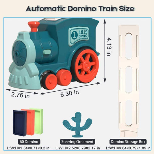 Electric Domino Train Toy for Kids (Ages 3+)