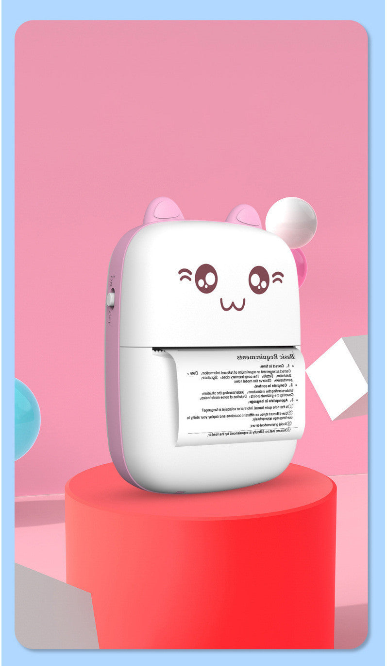 Portable Mini Printer - Quick, Clear & Wireless Printing