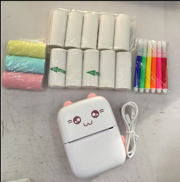 Portable Mini Printer - Quick, Clear & Wireless Printing