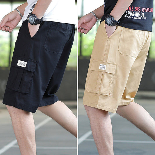 Loose Men's Sports Casual Working Pants Thin Fifth Pants