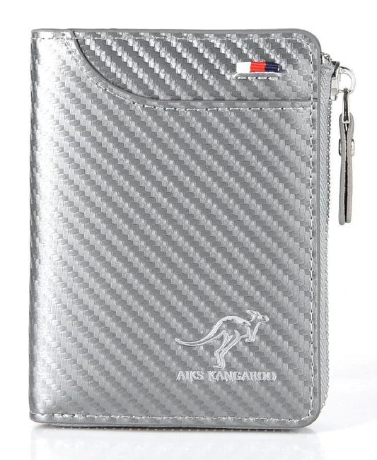 Men's Protected PU Leather Wallet Vintage Short Purse