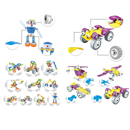 STEM Building Blocks Toy Set for Kids (Ages 5+)