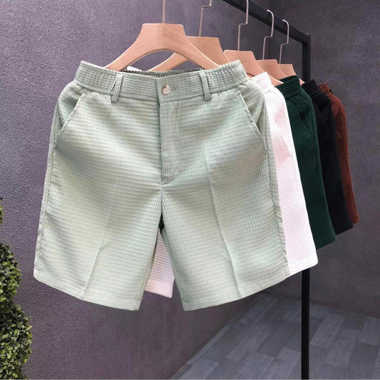 Summer New Thin Cropped Pants Fashion Outwear Slim Fit All-matching