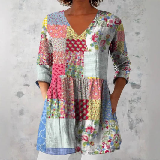 Summer Fashion Casual V-neck Women's Top