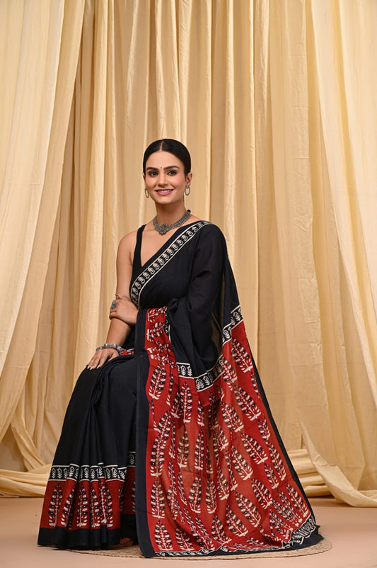 Cotton Mul Sarees – Indigo Special