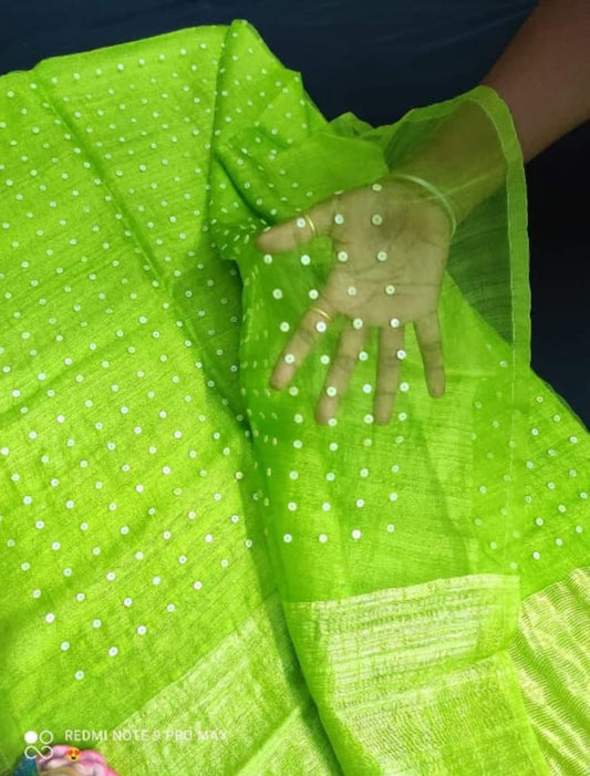 Premium Sisel Matka Saree – Pure Resham by Pure Wash Matka