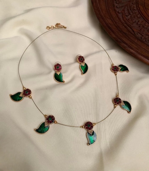 Palakka Set – Matte Gold Finish