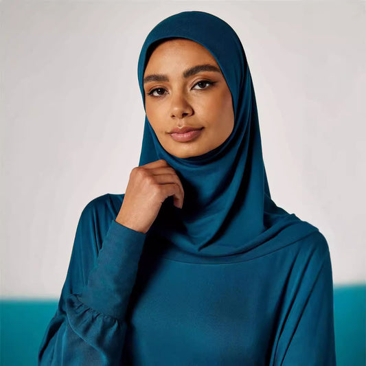 A-Line Long Skirt Batwing Sleeve Polyester Abaya