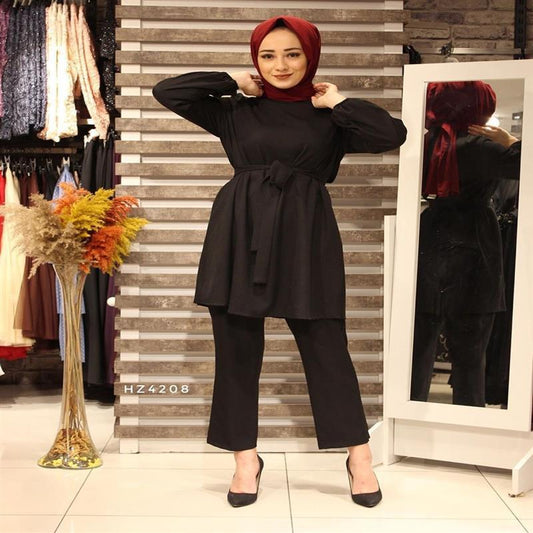 Mubarek Two-Piece Muslim Set Abaya