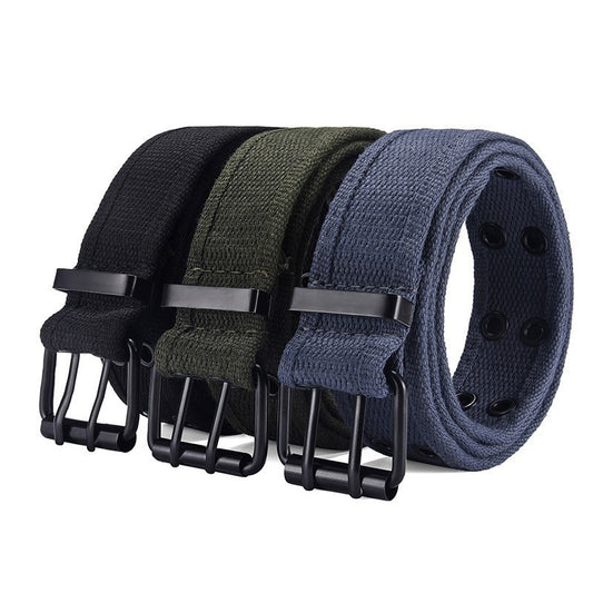 Double Hole Youth Canvas Belt