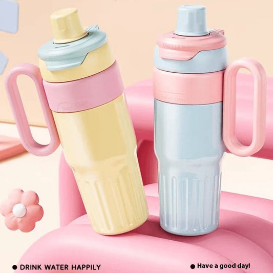 Lucky Handle Stainless Steel Ice Cup – Stylish & Versatile