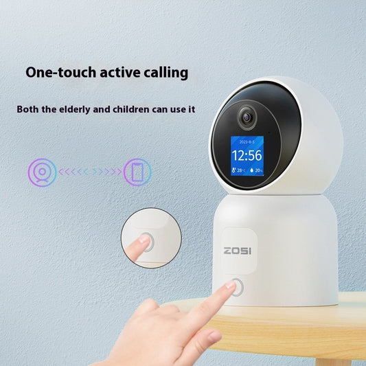 Zhou Shi Wireless Wifi HD Indoor Home Camera Intelligent Security Monitoring Remote Large Screen AI Gesture Recognition
