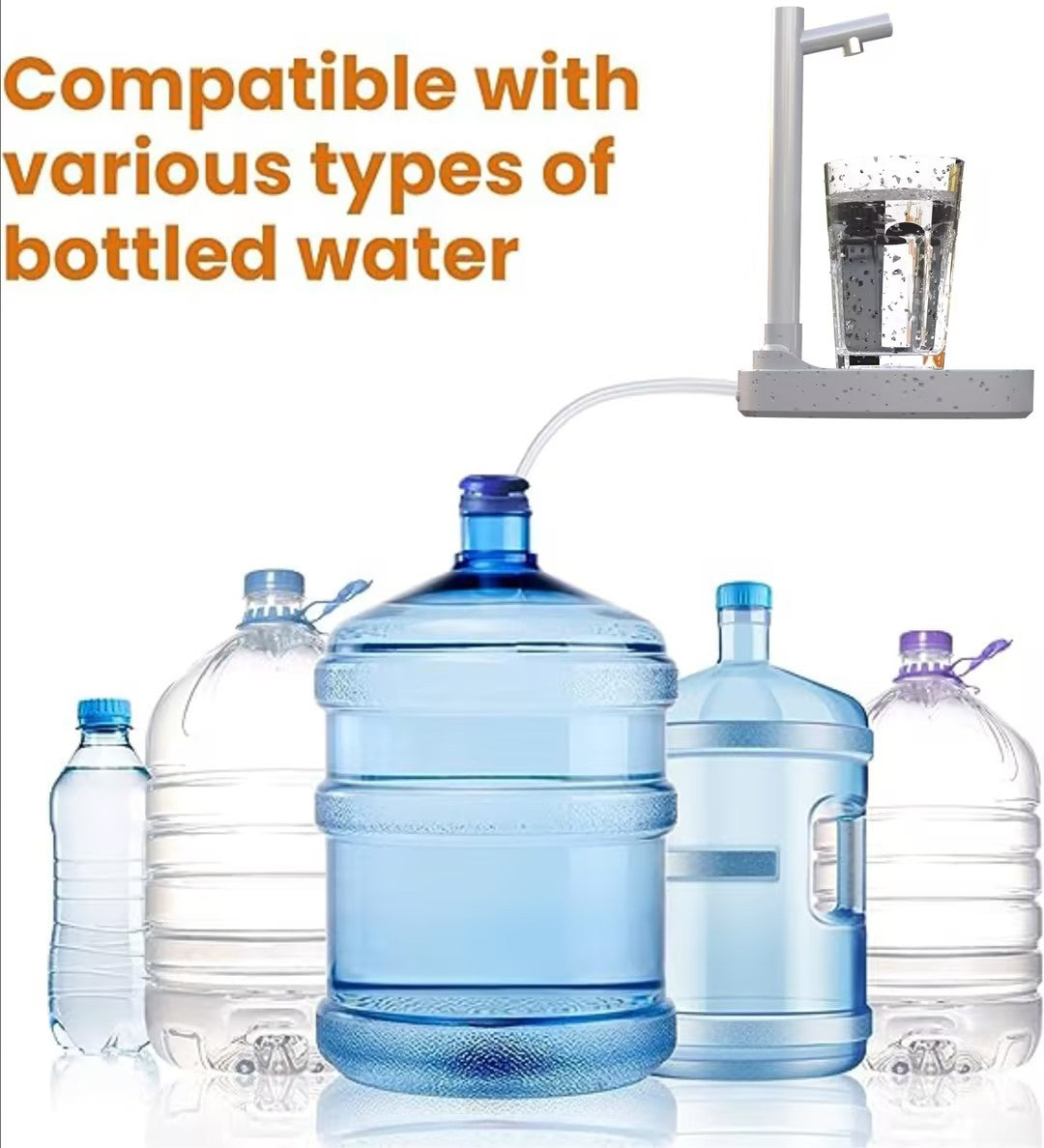 Smart Electric Water Dispenser Pump with 8-Level Quantitative Pumping and Portable Design