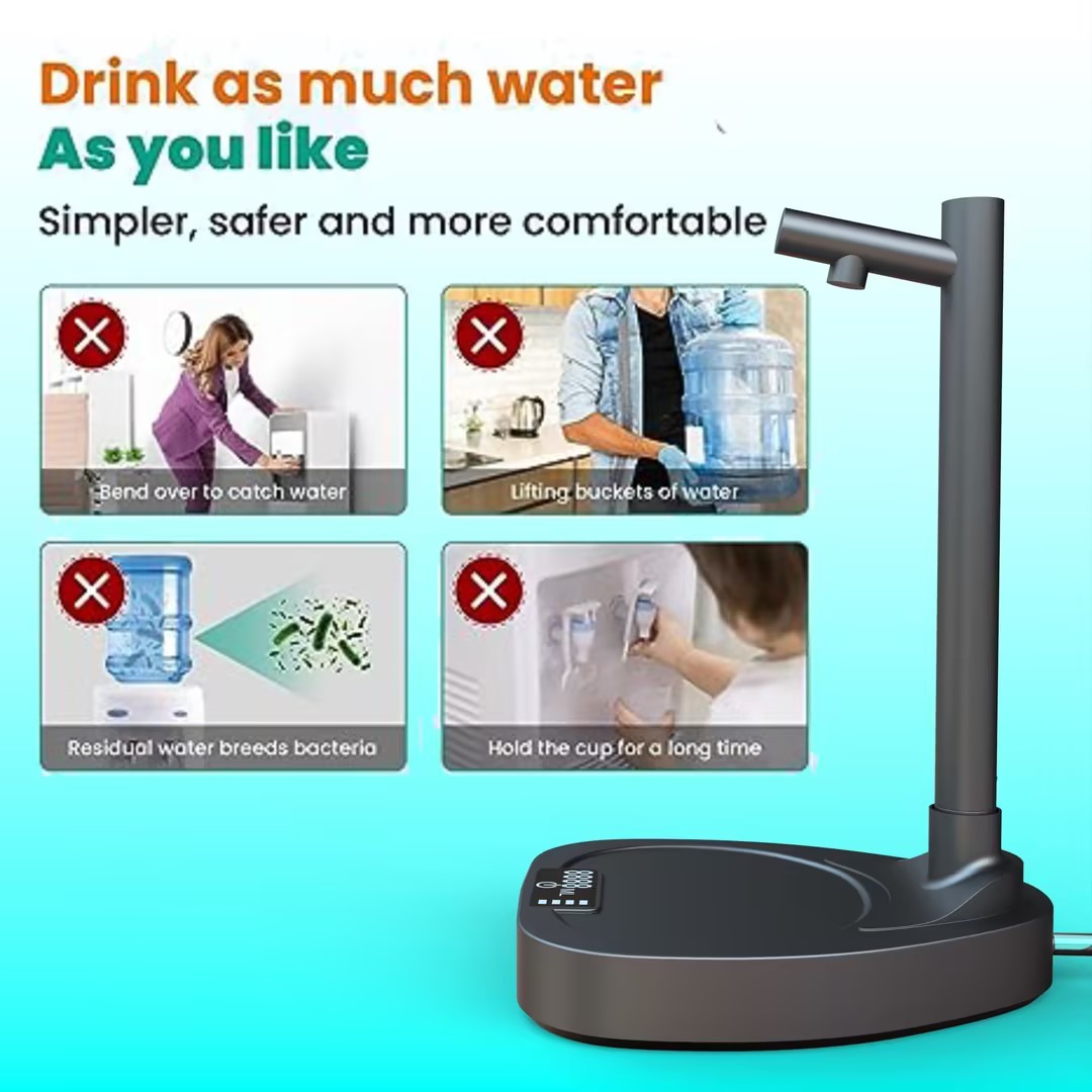 Smart Electric Water Dispenser Pump with 8-Level Quantitative Pumping and Portable Design