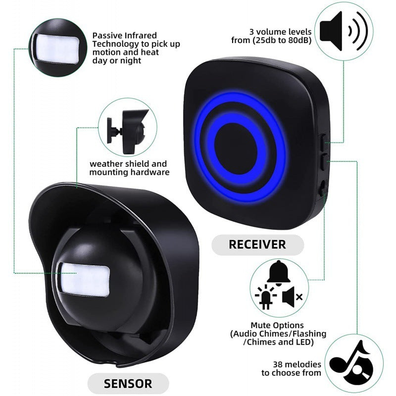 Wireless Infrared Sensor Doorbell
