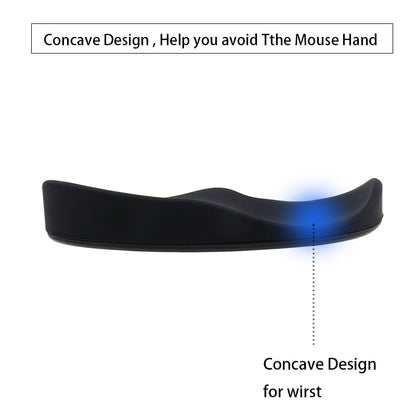 Ergonomic Gliding Wrist Rest Mouse Pad – Silicone, Right-Handed, Non-Slip, Comfortable Support for Wrist Pain Prevention
