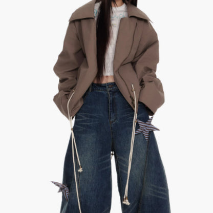 Casual High-Waist Wide Leg Pants