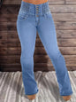 High-Waist Stretch Denim