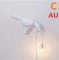 Modern Resin Wall and Desk Lamp with Plug Options – White & Black, Multiple Standards