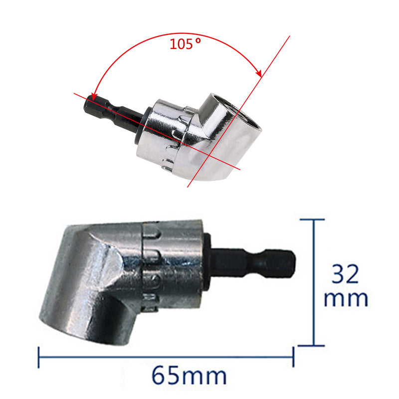 Magnetic Screwdriver Connector Adapter – Zinc Alloy, Quick Connect for Electric Drills & Wrenches