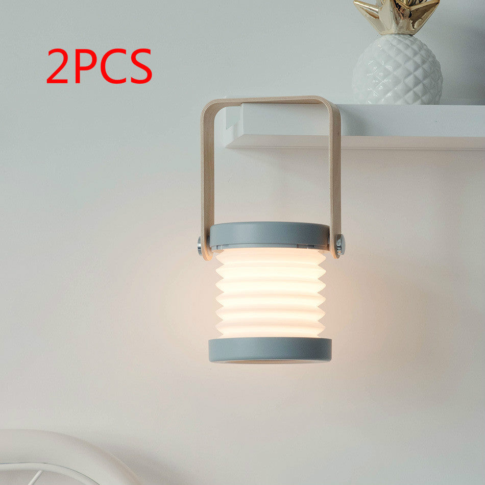 Foldable Touch LED Night Light, USB Rechargeable, 3 Brightness Levels