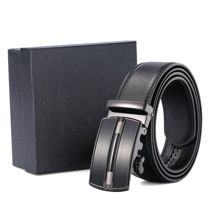 Leather Belt Men's First Layer
