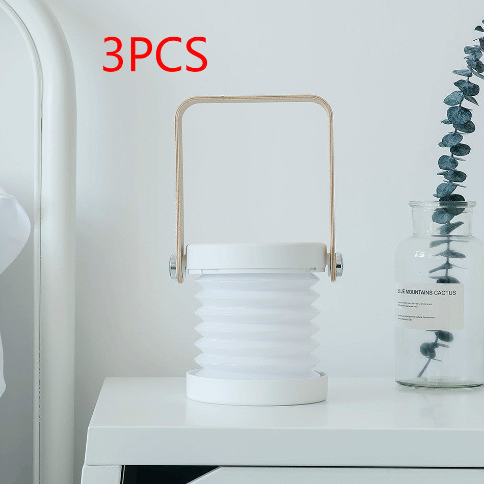 Foldable Touch LED Night Light, USB Rechargeable, 3 Brightness Levels