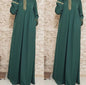 Women Plus Size Print Abaya Jilbab
