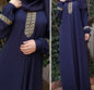 Women Plus Size Print Abaya Jilbab