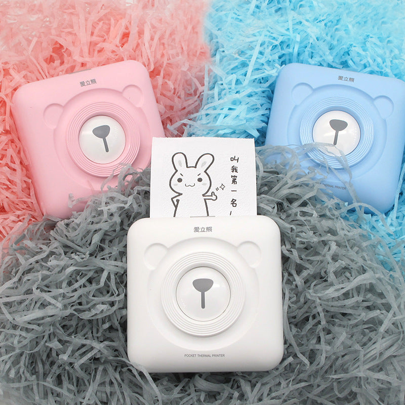 Mini Thermal Printer - Rechargeable, Portable & Multi-Paper Compatible