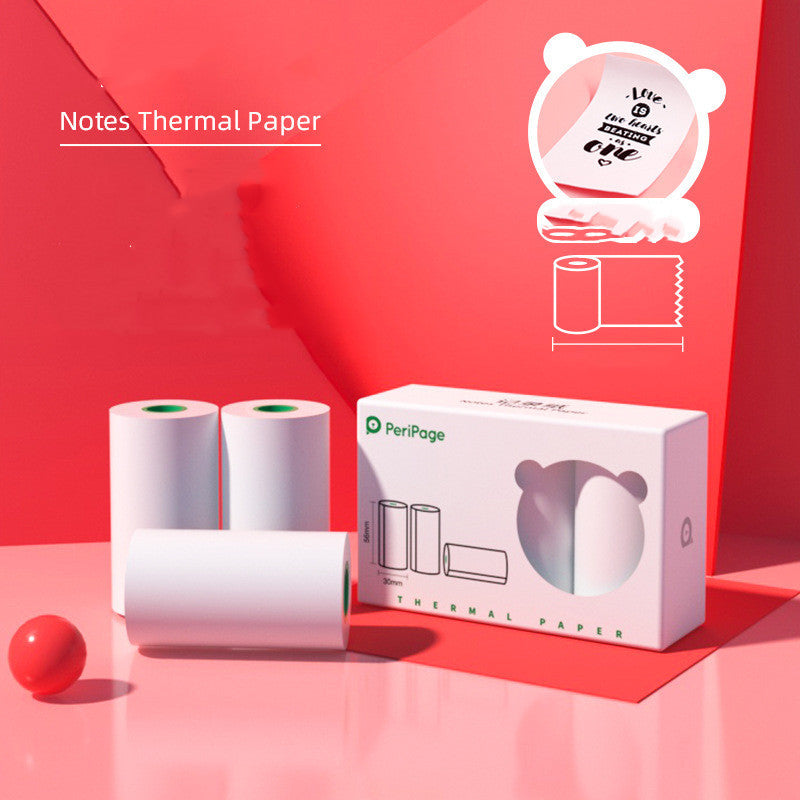 Mini Thermal Printer - Rechargeable, Portable & Multi-Paper Compatible