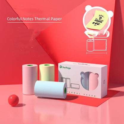 Mini Thermal Printer - Rechargeable, Portable & Multi-Paper Compatible